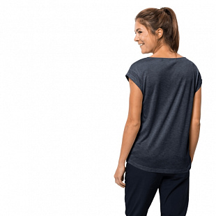 Футболка женская Jack Wolfskin Coral Coast T W midnight blue