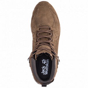 Ботинки мужские Jack Wolfskin Cascade Hike Lt Texapore Mid M dark wood / phantom