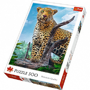 Пазл Trefl Дикий леопард 500 шт 37332