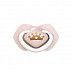 Пустышка Canpol babies Royal Baby Силиконовая Симметричная 6-18 мес., 2 шт. (22/651_pin) pink