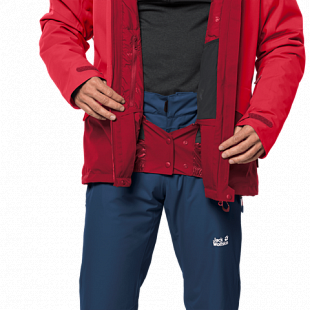 Куртка мужская Jack Wolfskin Big White Jacket M dark lacquer red