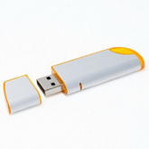 Флешка 16Gb CM1000416 Silver/Yellow