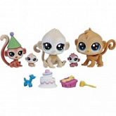 Игровой набор Littlest Pet Shop Семья петов: обезьянки (B9346)