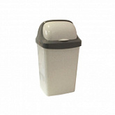 Контейнер для мусора Idea Ролл Топ 25л marble М2467