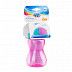 Поильник Canpol babies спортивный со складывающейся трубочкой 12м+ 270 мл (56/109_pin) pink