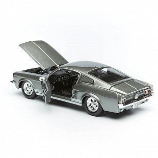 Машинка Maisto 1:24 1967 Ford Mustang GT (31260) grey