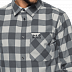 Рубашка мужская Jack Wolfskin Red River Shirt ebony checks