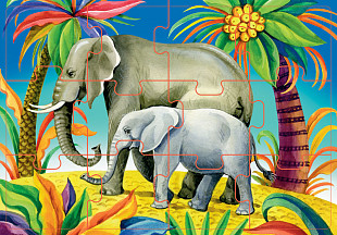 Пазл-мозаика Step Puzzle Дикие животные SP-70104