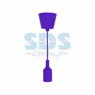 Патрон силиконовый Rexant E27 со шнуром 1 м violet 11-8887