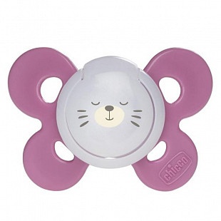 Пустышка силиконовая Chicco Physio Comfort Night 16-36 мес 2 шт 00074935410000