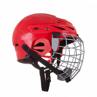 Шлем хоккейный с маской RGX HM-1 red