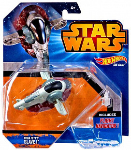 Звездолет Hot Wheels Звездные войны Boba Fett's Slave 1 (CGW52)
