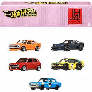 Набор машинок Hot Wheels из 5 шт. Japan Historic (HRW84)