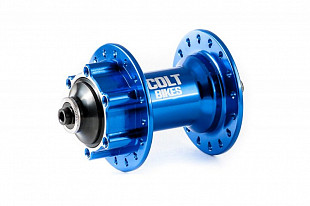 Втулка передняя Colt Bikes CUP 32H QR, blue, CBHFBL29232QR