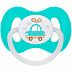 Пустышка Canpol babies Toys Силиконовая Симметричная 6-18 мес. (23/292) turquoise old
