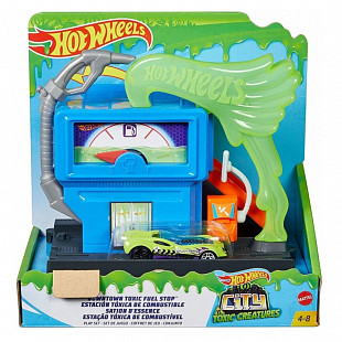 Игровой набор Hot Wheels Заправочная станция (FRH28 GYP37)