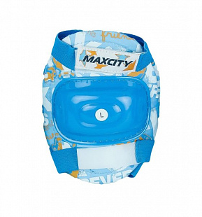 Комплект защиты для роликовых коньков Maxcity Teddy Light Blue
