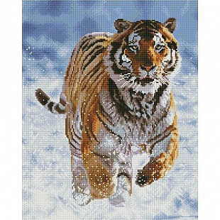 Алмазная живопись Picasso "Бегущий тигр" PD4050093