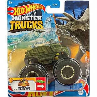 Машинка Hot Wheels Монстр Трак Triceratops 51/75 (FYJ44 HCP44) коллекция 2022