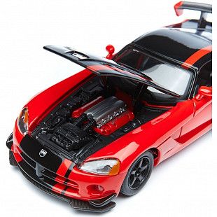 Коллекционная машина Bburago 1:24 Dodge Viper SRT/10 (18-22114) red
