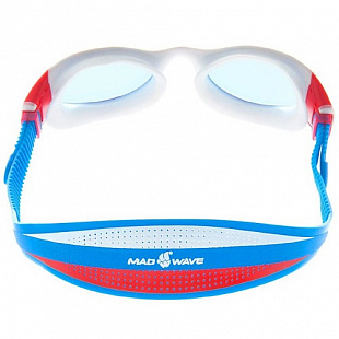 Очки для плавания Mad Wave Russia blue/red/white