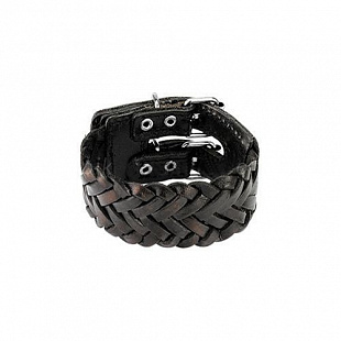 Мужской браслет из натуральной кожи Spikes SL0125-K