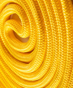 Скакалка Amely для художественной гимнастики RGJ-401 3м yellow