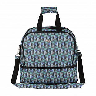 Дорожная сумка Polar Цветы П7092 green