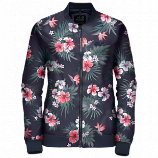 Куртка женская Jack Wolfskin Tropical Blouson W midnight blue all over