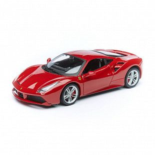 Коллекционная машина Bburago 1:24 Ferrari 488 GTB (18-26013) Red