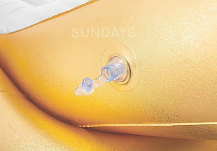 Пляжное кресло Intex Shimmering Gold Lounge 56803