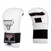 Спарринговые перчатки для каратэ Roomaif RKM-260 ПУ white