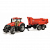 Трактор Bruder Case IH Optum 300 CVX с прицепом Krampe Tandem-Halfpipe 03199