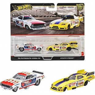 Машинка Hot Wheels 2025 Premium 2 шт. Plymouth Cuda FC + Rob´n Pinks  (HBL96 JBL01)