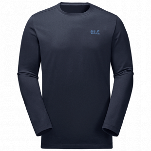 Футболка мужская Jack Wolfskin Essential Longsleeve Men night blue