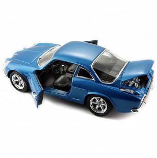 Коллекционная машина Bburago 1:24 Рено Альпин А110 1600 (18-22093) blue