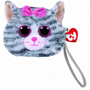 Игрушка-кошелек мягконабивная Кошка Kiki TY Gear 95207