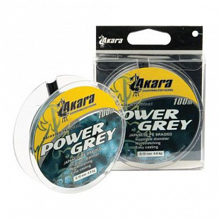 Шнур Akara Power Grey 100 м