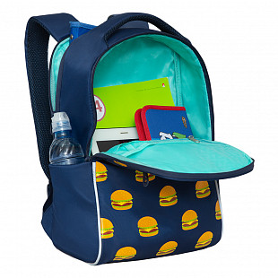 Рюкзак школьный GRIZZLY RD-145-4 /1 dark blue