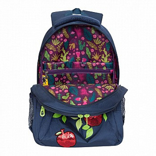 Рюкзак школьный GRIZZLY RG-062-1 /1 dark blue