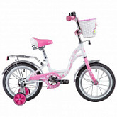 Велосипед Novatrack Butterfly 14" (2019) White/Pink 147BUTTERFLY.WPN9