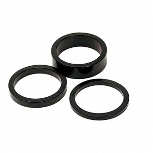 Проставочное кольцо Longus под вынос, Al (28.6/3мм, Black) 398233