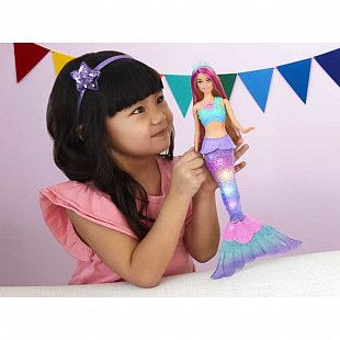 Кукла Barbie Русалочка со светящимся хвостом HDJ36