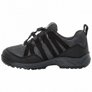 Полуботинки детские Jack Wolfskin Thunderbolt Texapore Low K black / dark grey