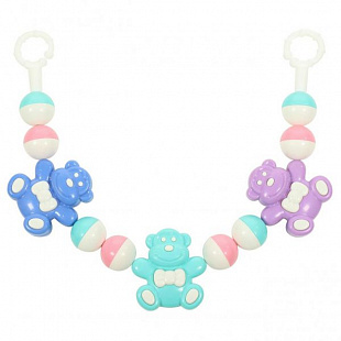 Погремушка-подвеска Полесье Смешные обезьянки 54см 71538