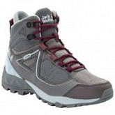 Водонепроницаемые кроссовки женские Jack Wolfskin Cascade Hike Xt Texapore Mid W pebble grey / pink