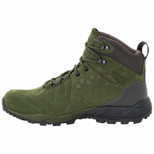 Ботинки мужские Jack Wolfskin Cascade Hike Lt Texapore Mid M dark moss / phantom