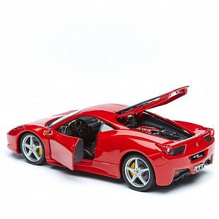 Коллекционная машина Bburago 1:24 Ferrari 458 Italia (18-26003) red