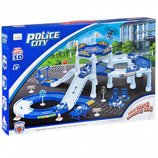 Набор игровой Shenzhen Toys станция полиции с машинками и вертолётом P6088
