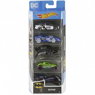 Набор машинок Hot Wheels Batman 5 шт. (1806 GHP54)